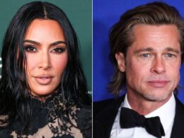 Kim Kardashian's rumored connections to Brad Pitt through Lewis Hamilton spark speculation about her ambitions in Hollywood.